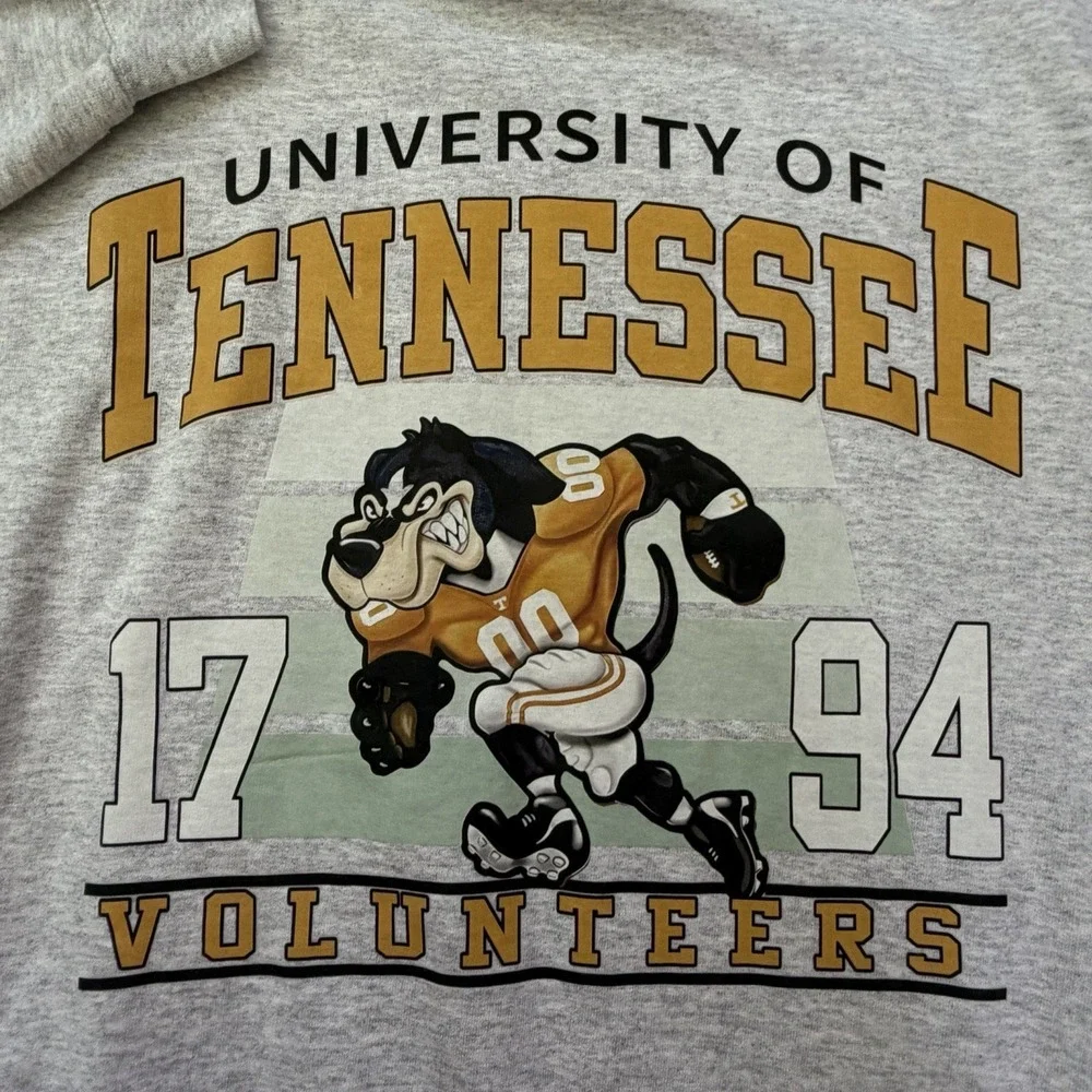 University of Tennessee Volunteers VOLS‎ Smokey Mascot L Crewneck Sweatshirt Y2K